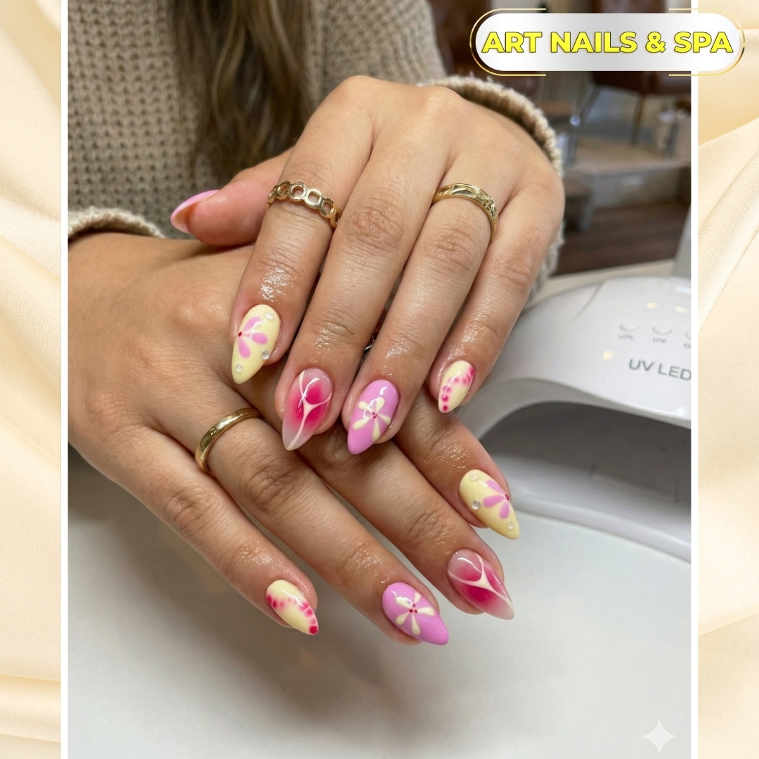 Art Nails & Spa nail work in Plano, Texas